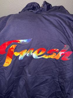 Fresh Graphic Navy Pullover Hoodie