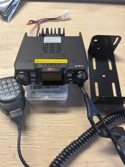 VHF UHF Dual Band Mobile Radio With FM Radio 