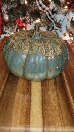 Pumpkin Home Deco /green Grateful