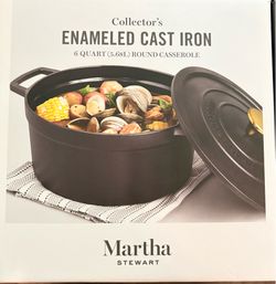 Cast Iron Pot-6 quart-Martha Stewart