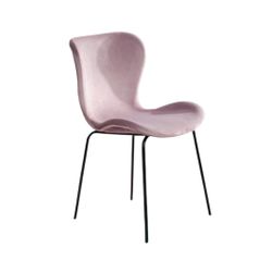 Blush Velvet Bubblegum Chair
