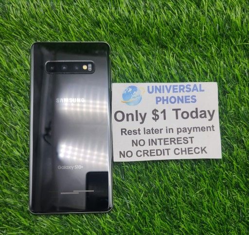 Samsung Galaxy S10 128gb  Unlocked Like New Condition No Defects.  $1 Down NO CREDIT CHECK FINANCING