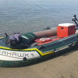 Intex Seahawk. Large Raft With Motor 