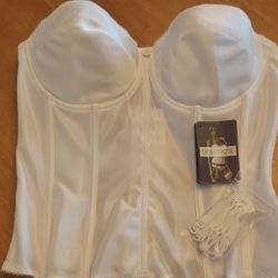 White Lace Corset Size 36D
