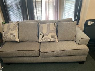 81” sofa barley used