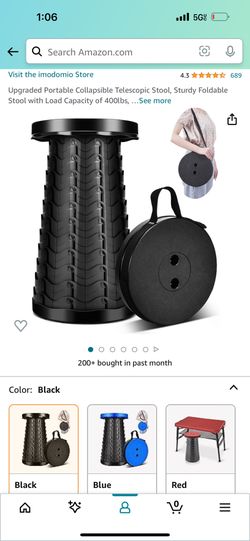 Upgraded Collapsible Stool