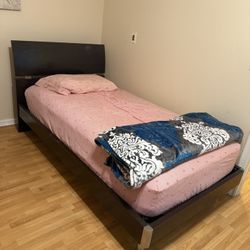 Twin Side Bed and Mattress 