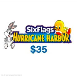 Hurricane Harbor ANYDAY Tickets $35