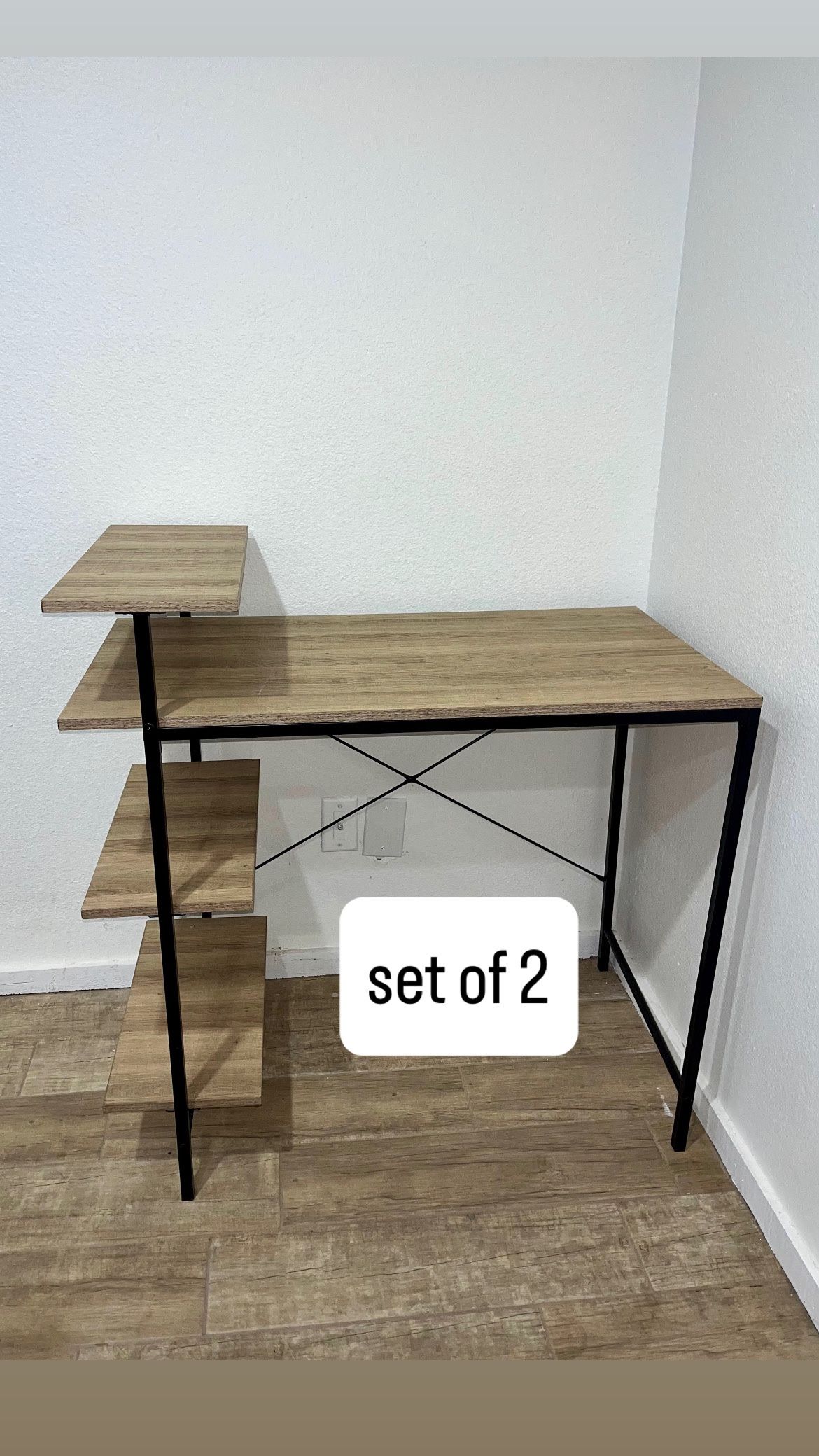 Side Storage Desk (x2)