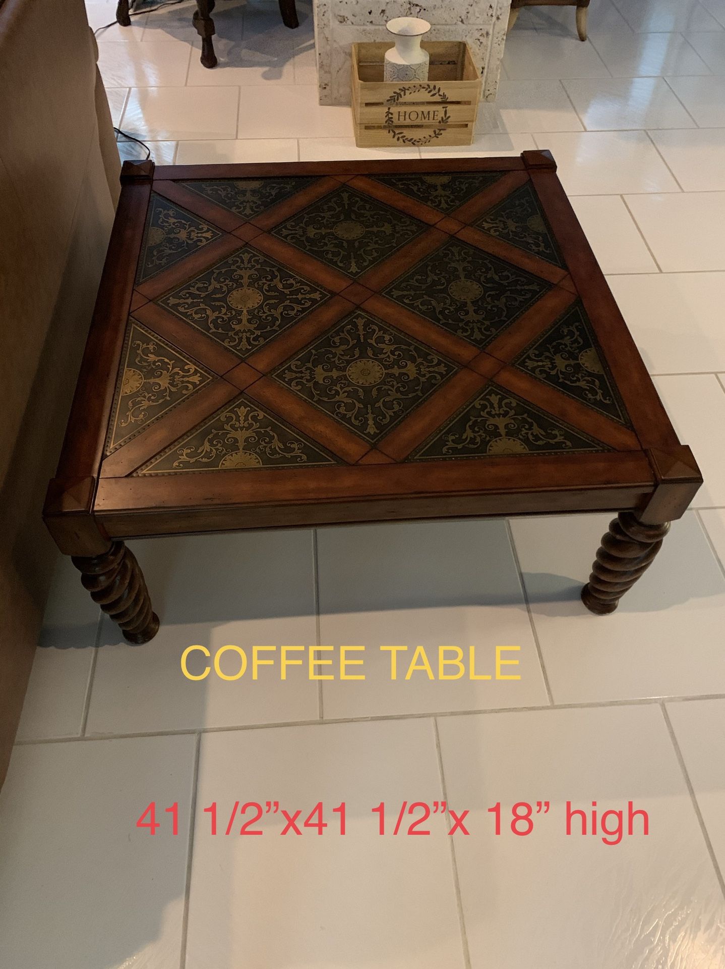 Beautiful high end coffee table