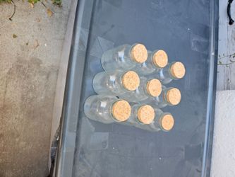 Little glass jars.