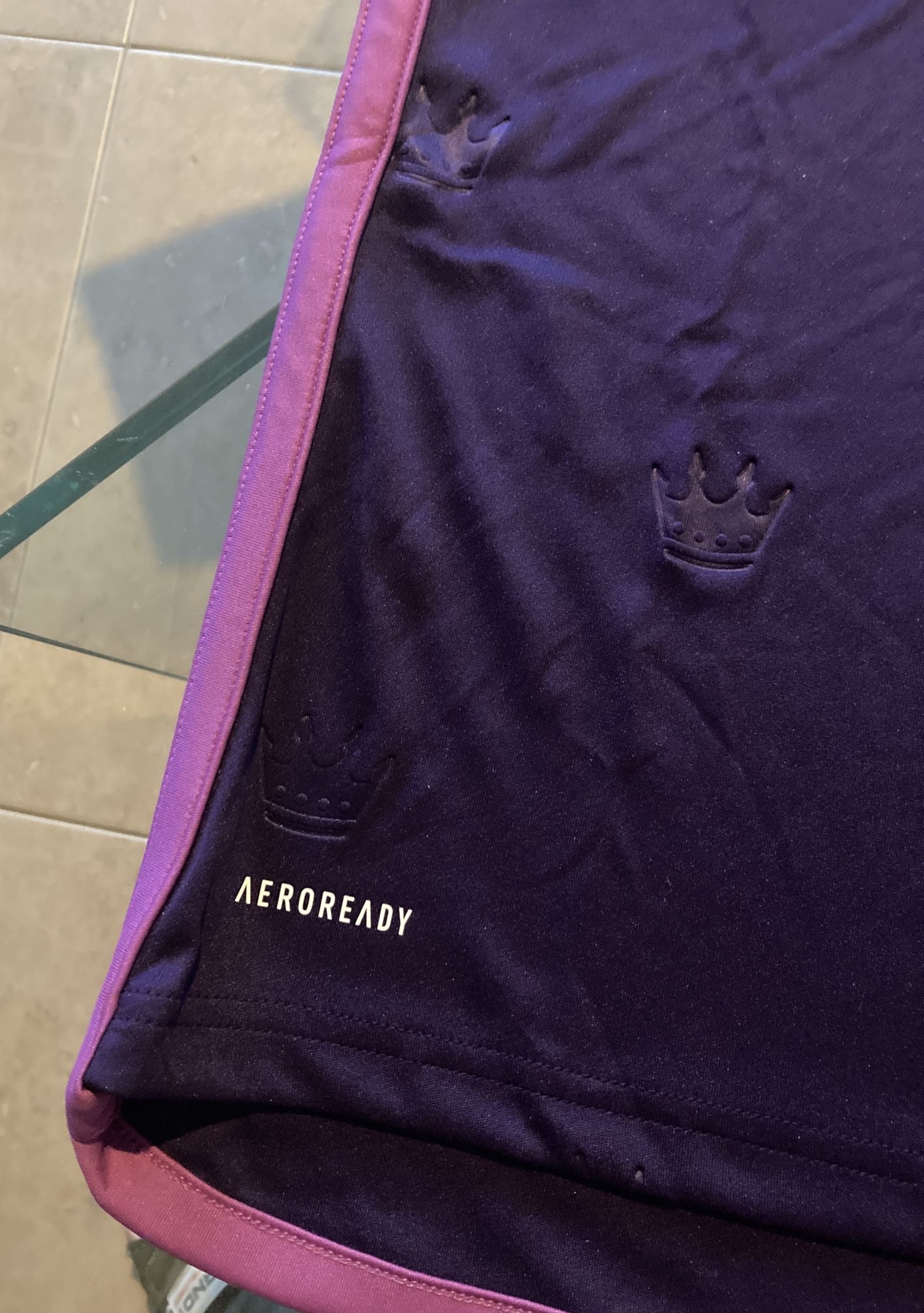 Adidas HI1848 Men’s Medium Charlotte FC Authentic Purple MLS Soccer Jersey