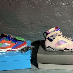 Jordan 7 Sapphire / Jordan 5  Doenbecher