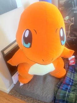 Giant charmander plush