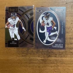 2023 SELECT ZAY FLOWERS 2 CARD ROOKIE LOT 