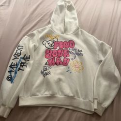 Cool kids hoodie color white and size 11-12