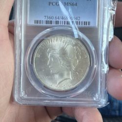 1923 PCGS MS 64 Peace Dollar 