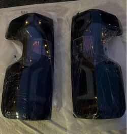 19-24 Chevy Silverado Smoke Black Full LED Tail Lights