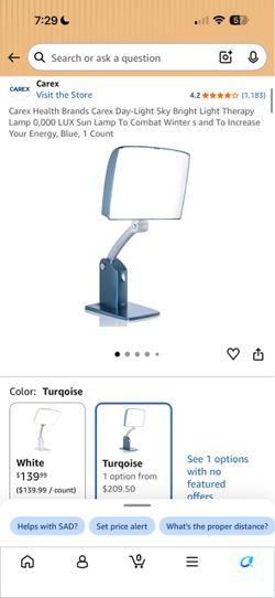 Day Light by Carex Health Brands SAD Therapy Lamp