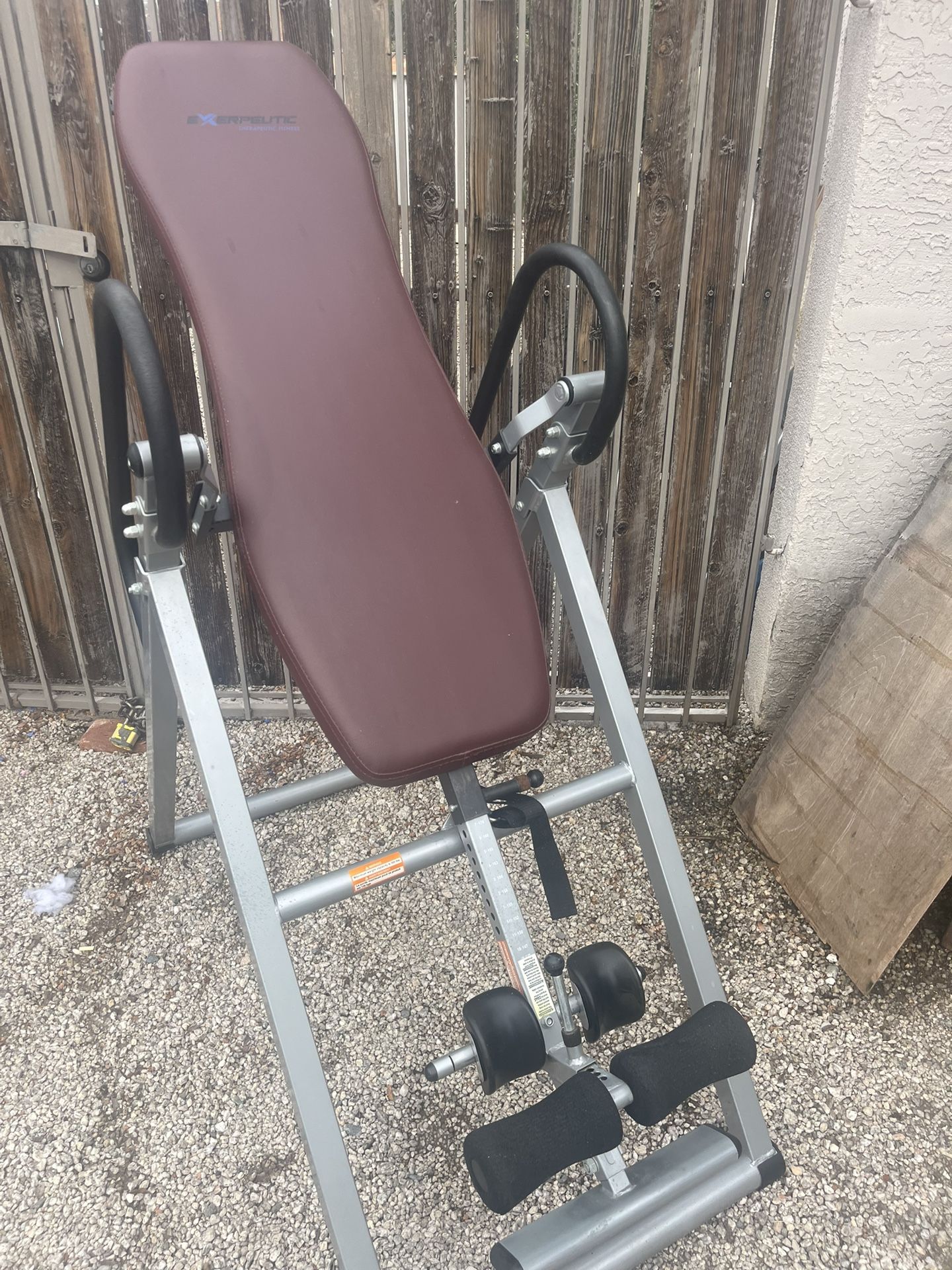 Inversion table