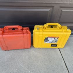 Pelican Cases With Foam Inserts Like New
