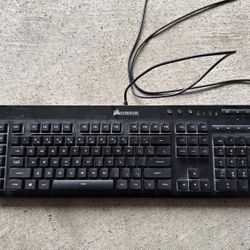 Corsair K55 RGB CH-(contact info removed)NA Backlit LED lights Wired Gaming Keyboard