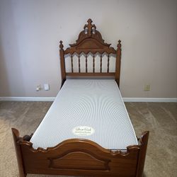 Antique Victorian twin bed