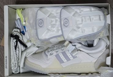 Brand new in box Bad Bunny Forum Adidas size 10.5 mens cloud white