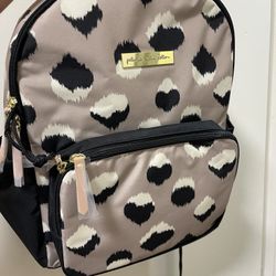 Petunia Pickle Bottom District Backpack Diaper Bag in Inkblot Ikat