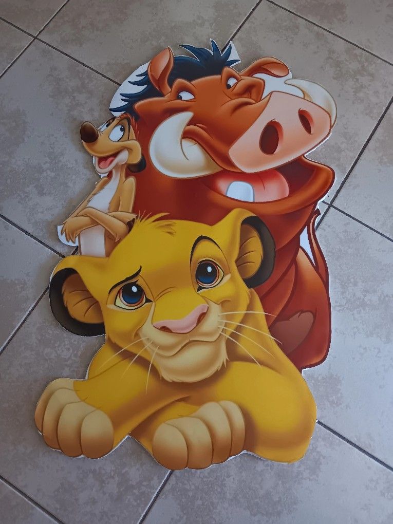 Lion King Cut Out (Pumba, Timon, Simba)