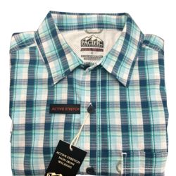 Pacific Outfitters Plaid Button-Up Shirt