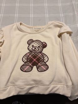 Btween Girls Teddy Bear Crewneck Sweatshirt