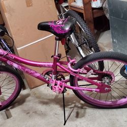 Younger Girls Pink Bike