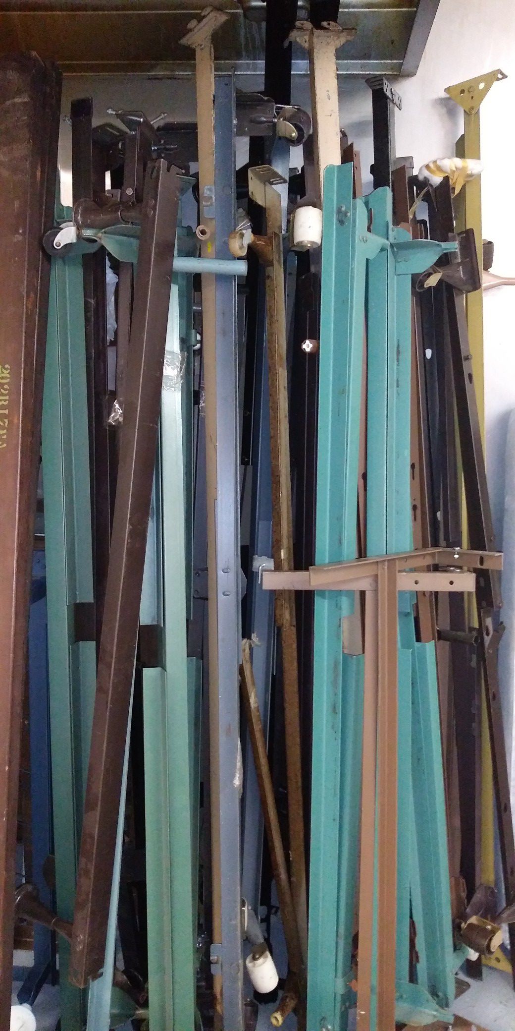 Metal bed frames for sale at St Louis Consignment Gallery