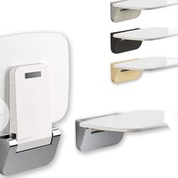 Folding Shower Seat Wall Mounted, Chrome