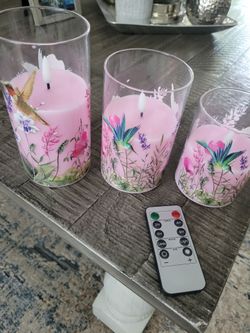 LED Candle Set w/remote