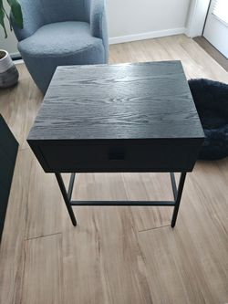 Black Side Table