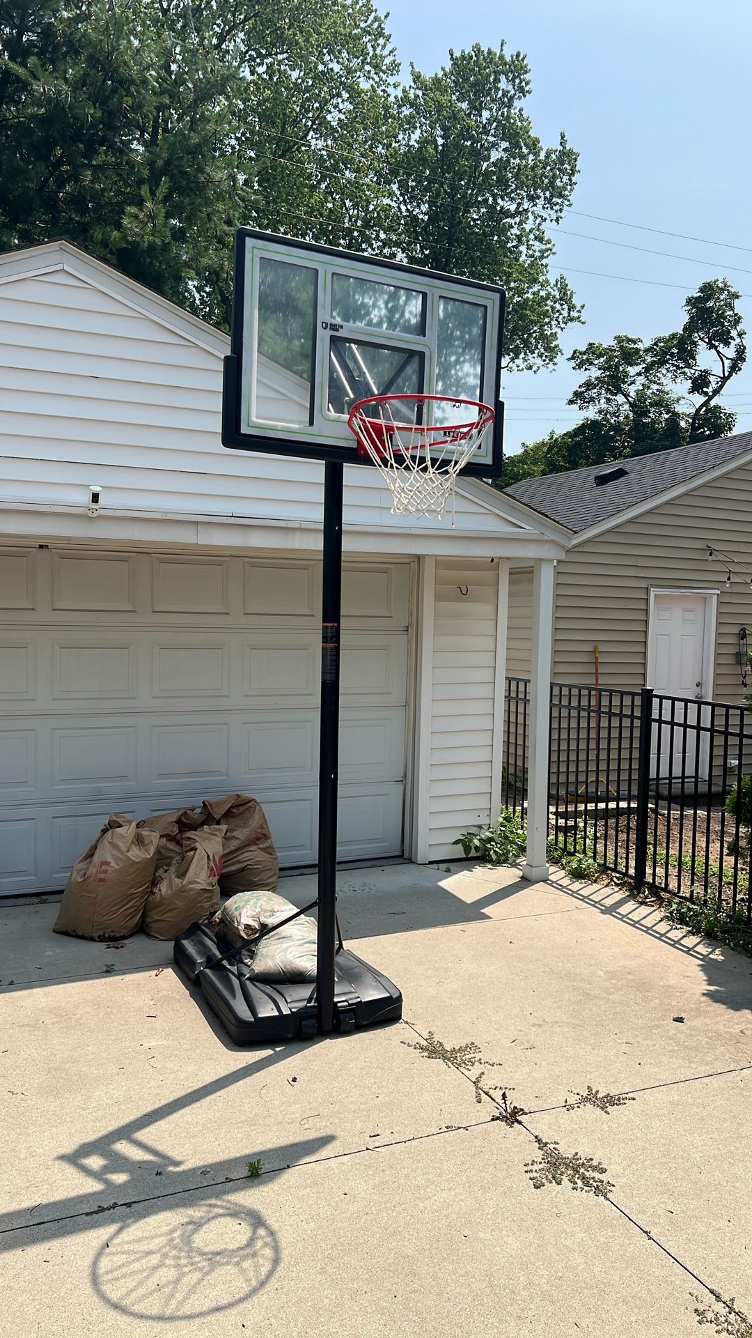 Adjustable Portable Basketball Hoop – Lifetime Brand – $120