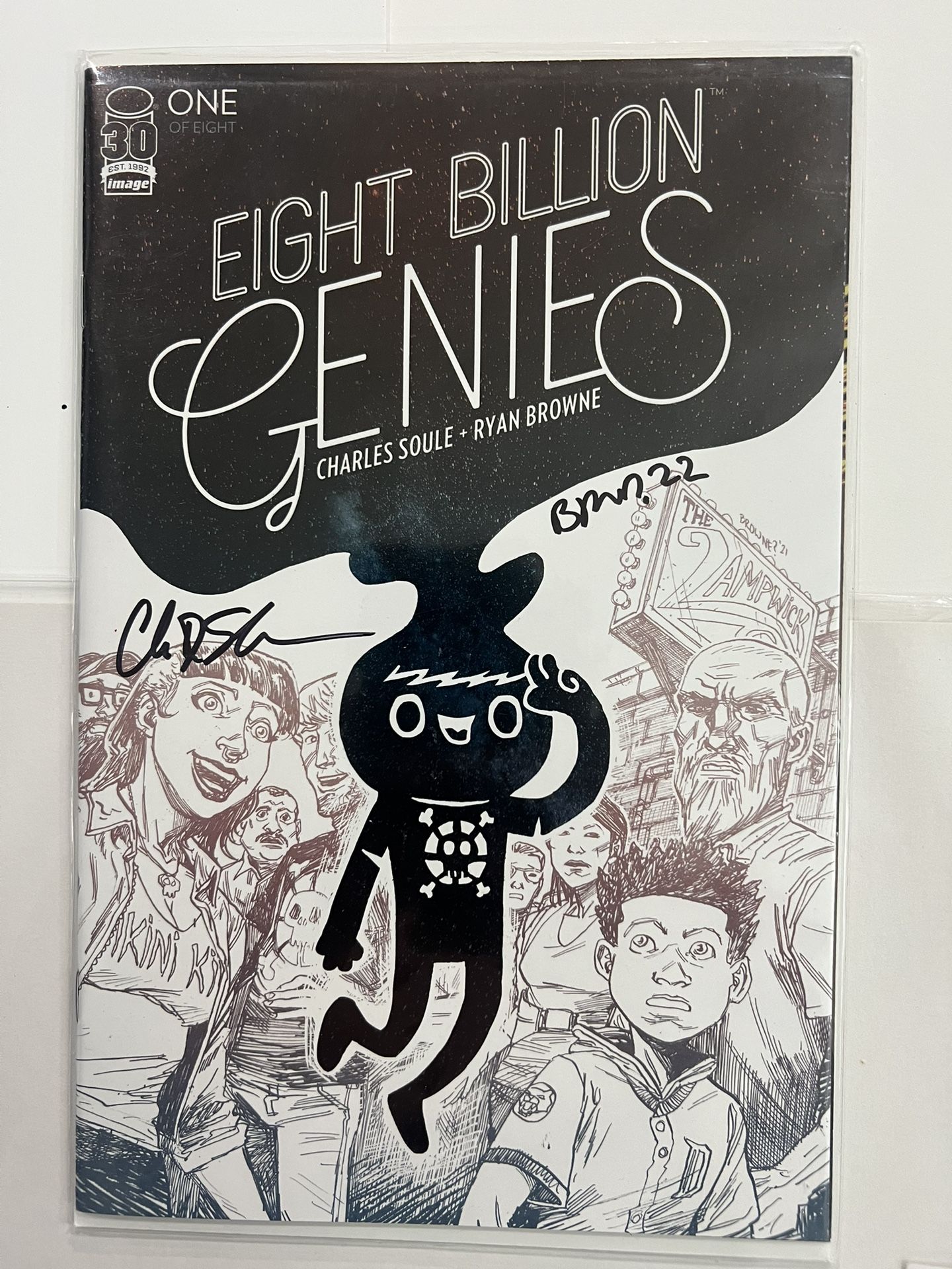 Eight Billion Genies #1 CVR A Signed 2x