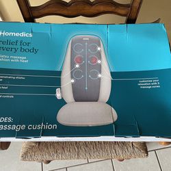 Electric Homedics Massage Cushion Heat 