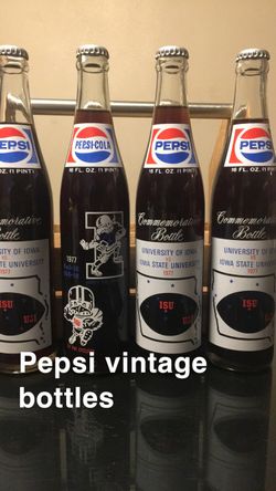Collectible Pepsi bottles 1977