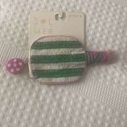 Sol And Mer Paddle Beaded Coin Purse