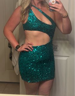 Large Fashion Nova Ibiza Sequin Mini Dress