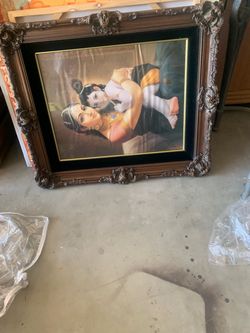 Framed Hindu Devotional Art Print