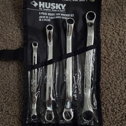 Husky 4 pieces double box wrench set