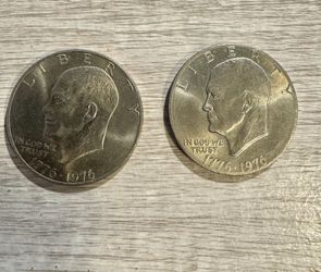 Eisenhower Dollar, US Independence Bicentennial Dollar Coin 1(contact info removed)