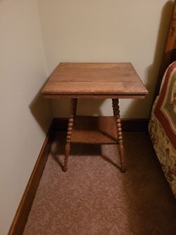 Antique Oak Parlor Table