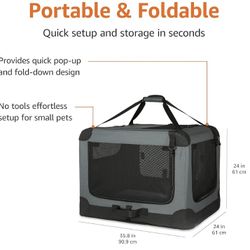 New Portable Soft-Sided Folding Travel Crate