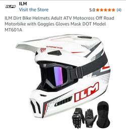 ILM - Adult Dirt Bike Helmet.