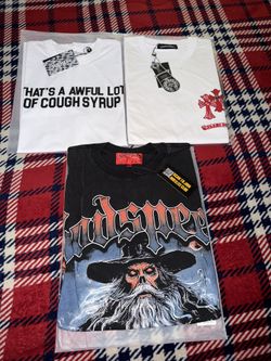 Godspeed,Chrome Hearts,Cough Syrup XL Shirts